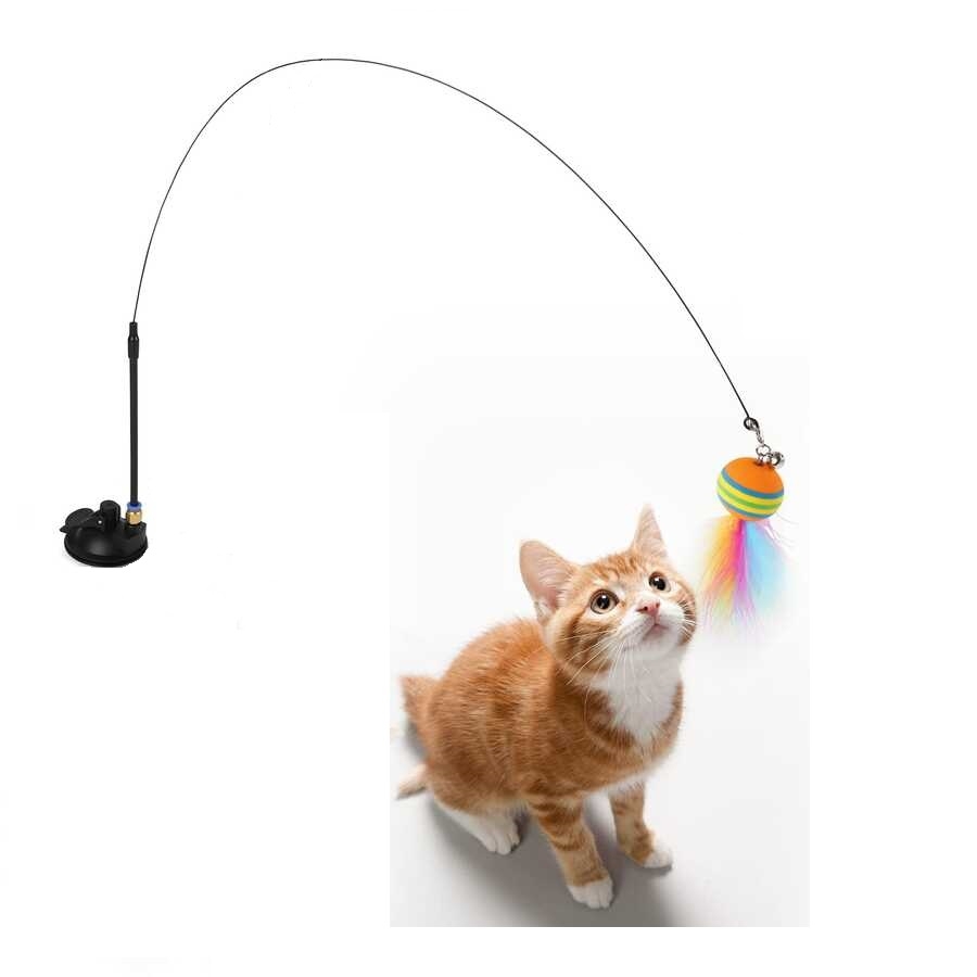 Cama Yapışan Vantuzlu Kedi Oltası