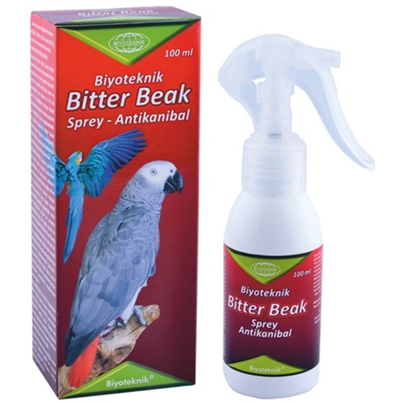 Bitter Beak Kuşlar İçin Tüy Yolmayı Engelleyici Sprey 100 ML
