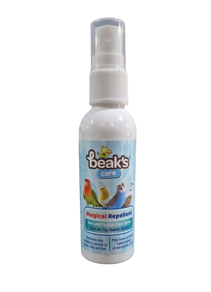 Beaks Kafes Kuşları İçin Deri Ve Tüy Bakım Spreyi 50 ml