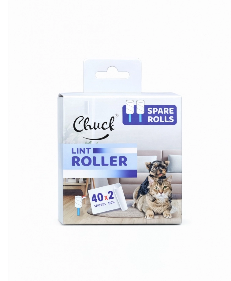 Chuck Tüy Toplama Rulosu Yedek Rulo 40 Yaprak x 2 Adet