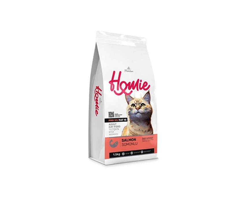 Homie Premium Somonlu Yetişkin Kedi Maması 1,5 kg