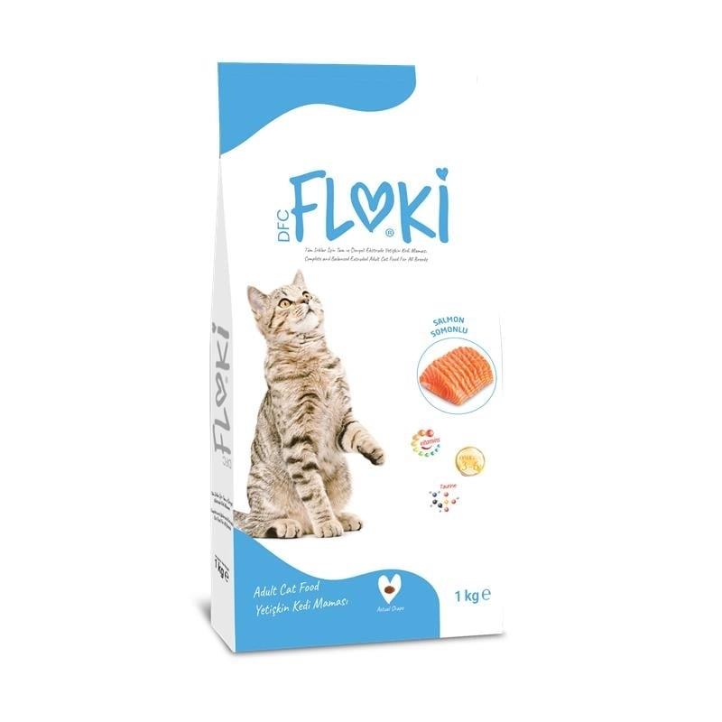 Floki Yetişkin Kedi Maması Somonlu 1 Kg