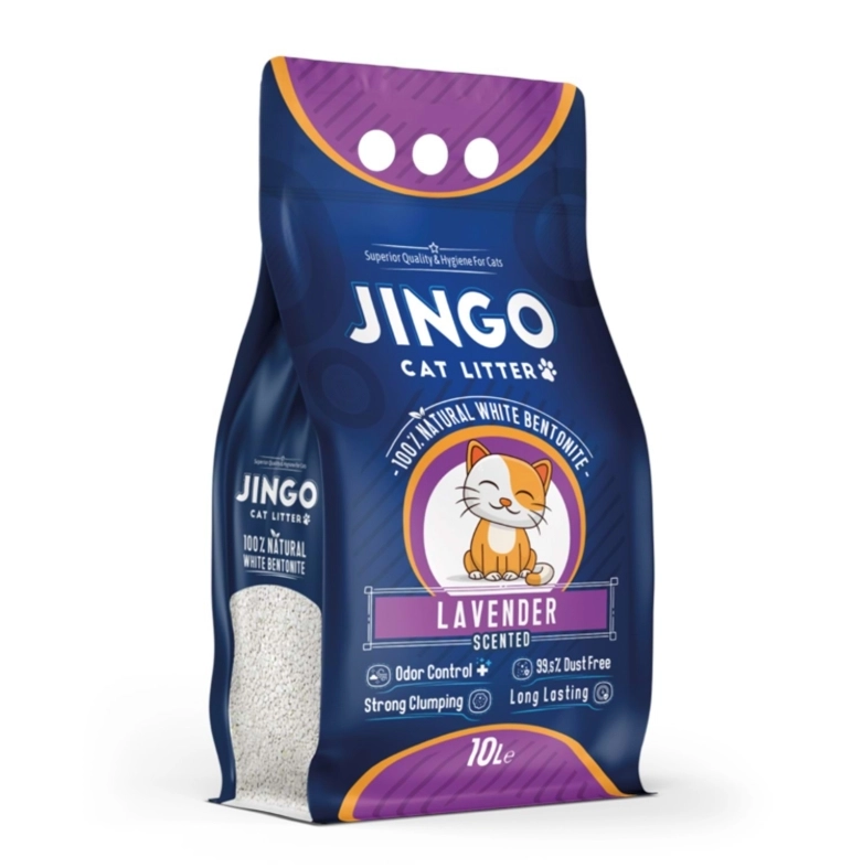 Jingo Lavanta Kokulu Kedi Kumu (İnce) 10 Lt.