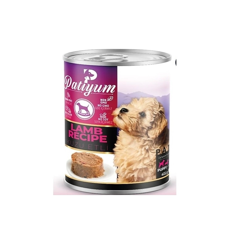 Patiyum Pate Kuzu Etli Yavru Köpek Konservesi 400 Gr