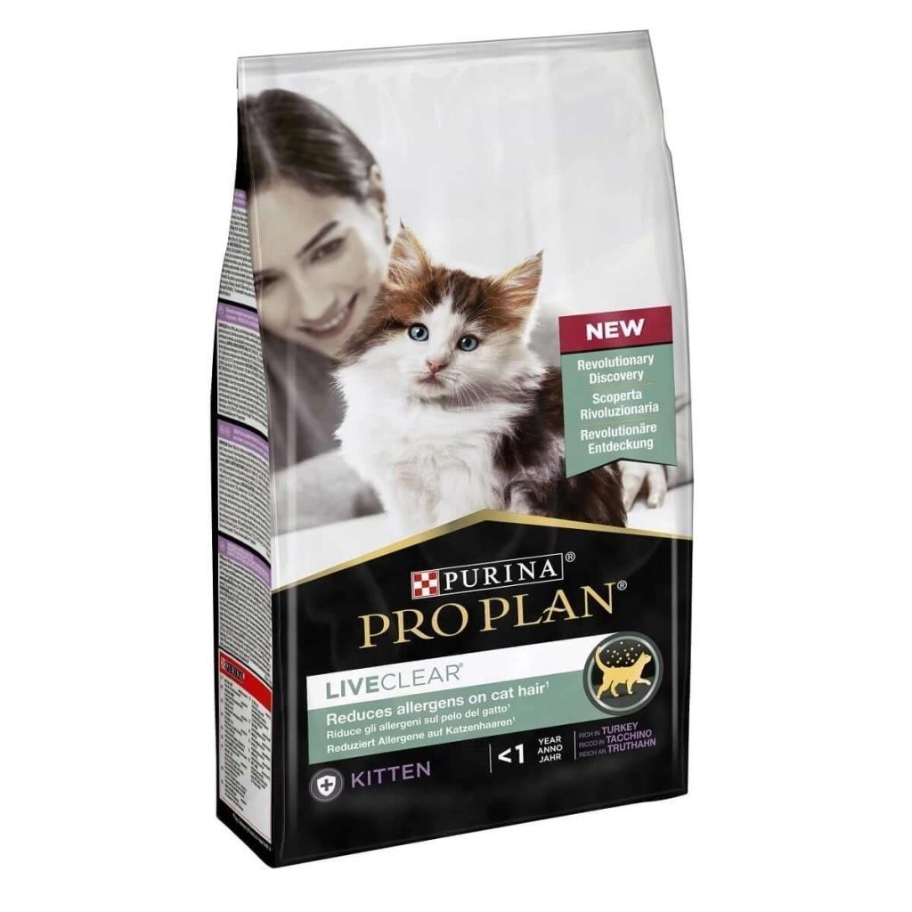 Pro Plan LiveClear Hindi Etli Yavru Kedi Maması 1,4 Kg