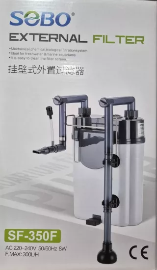 YENİ SF-350F Akvaryum Askı Dış Filtre 300 Lt/h 5 W
