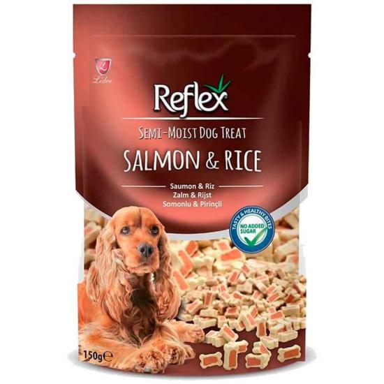 Reflex Somonlu ve Pirinçli Yumuşak Köpek Ödülü 150gr