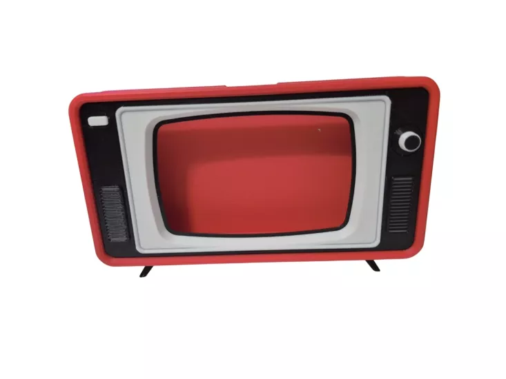 3D BASKI - RETRO TV TELEFON TUTUCU