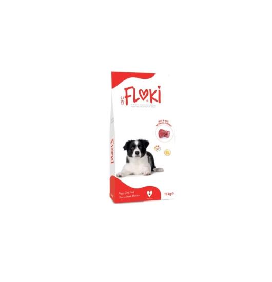 Floki Puppy Biftekli Pirinçli Yetişkin Köpek Maması 15 Kg