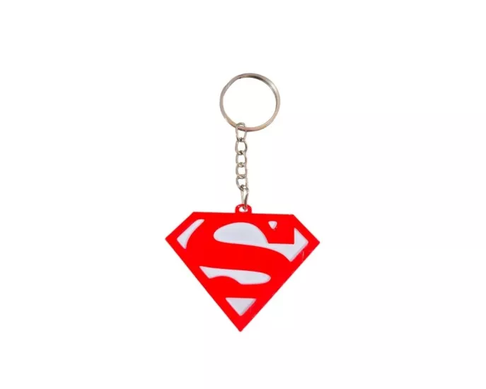 3D BASKI - SÜPERMAN ANAHTARLIK - 50 ADET