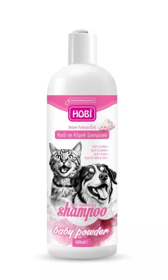 Bebek Pudrası Kokulu Kedi ve Köpek Şampuanı 400 ml