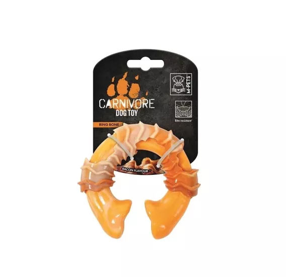 Carnivore Ring Bone Sert Köpek Oyun Kemiği S BOY