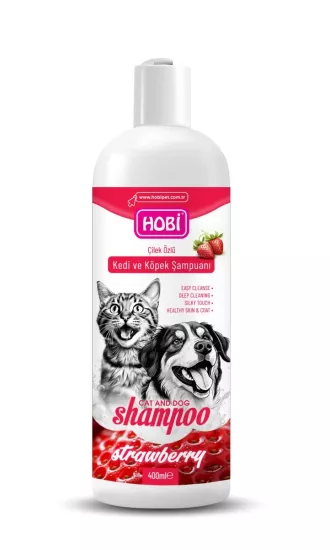 Çilek Özlü Kedi ve Köpek Şampuan 400 ml