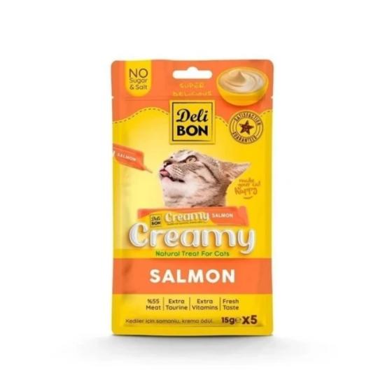 Delibon Somonlu Krema Kedi Ödülü 5 Li 15 Gr