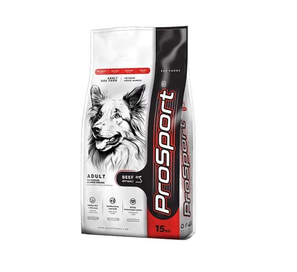 Prosport Biftekli Yetişkin Köpek Maması 15 Kg