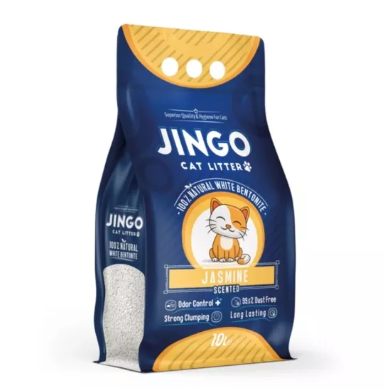 Jingo Yasemin Kokulu Kedi Kumu (İnce) 10 Lt.