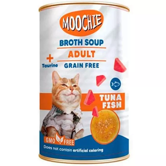 Moochie Ton Balıklı Tahılsız Yetişkin Kedi Çorbası 135 ml