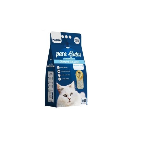 Para Gatos Marsilya Sabunlu Bentonit Kedi Kumu 10 Lt