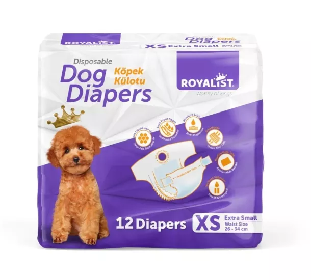 ROYALİST KÖPEK KÜLOTU 12Lİ XS