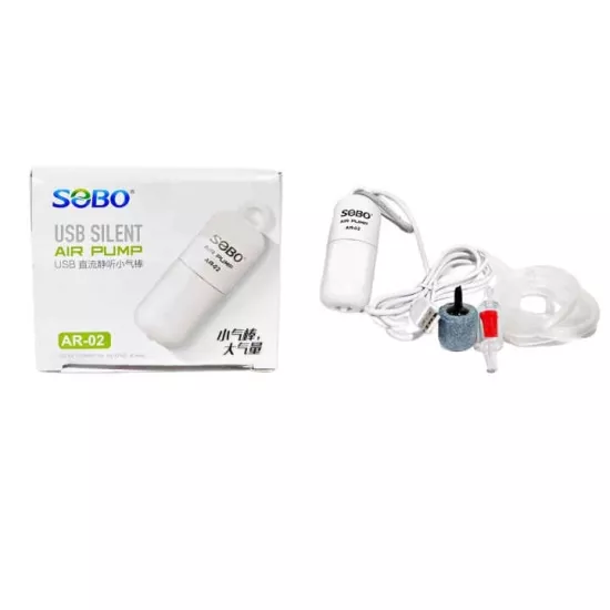 Sobo AR-02 Usb Li Mini Akvaryum Hava Motoru 4LMin