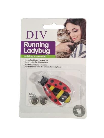 Pilli Hareketli Uğur Böceği Kedi Oyuncağı